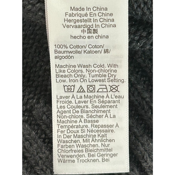 J Crew Sweater Womens XL Gray Ribbed Turtleneck Pullover Long Sleeve Career - Picture 9 of 10